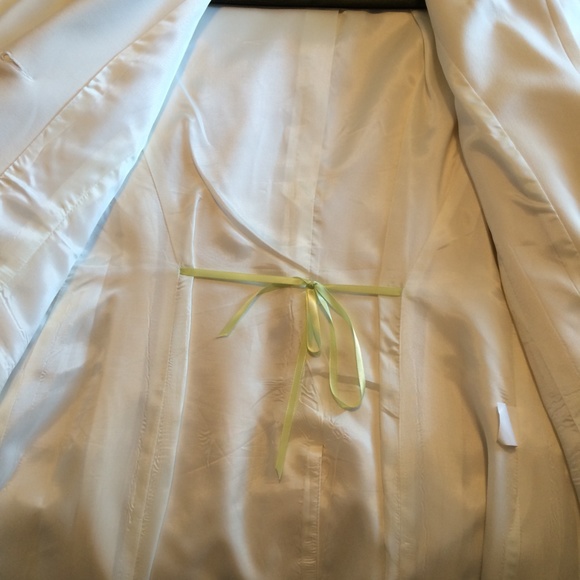 Ivory Knee length blazer - Picture 6 of 8